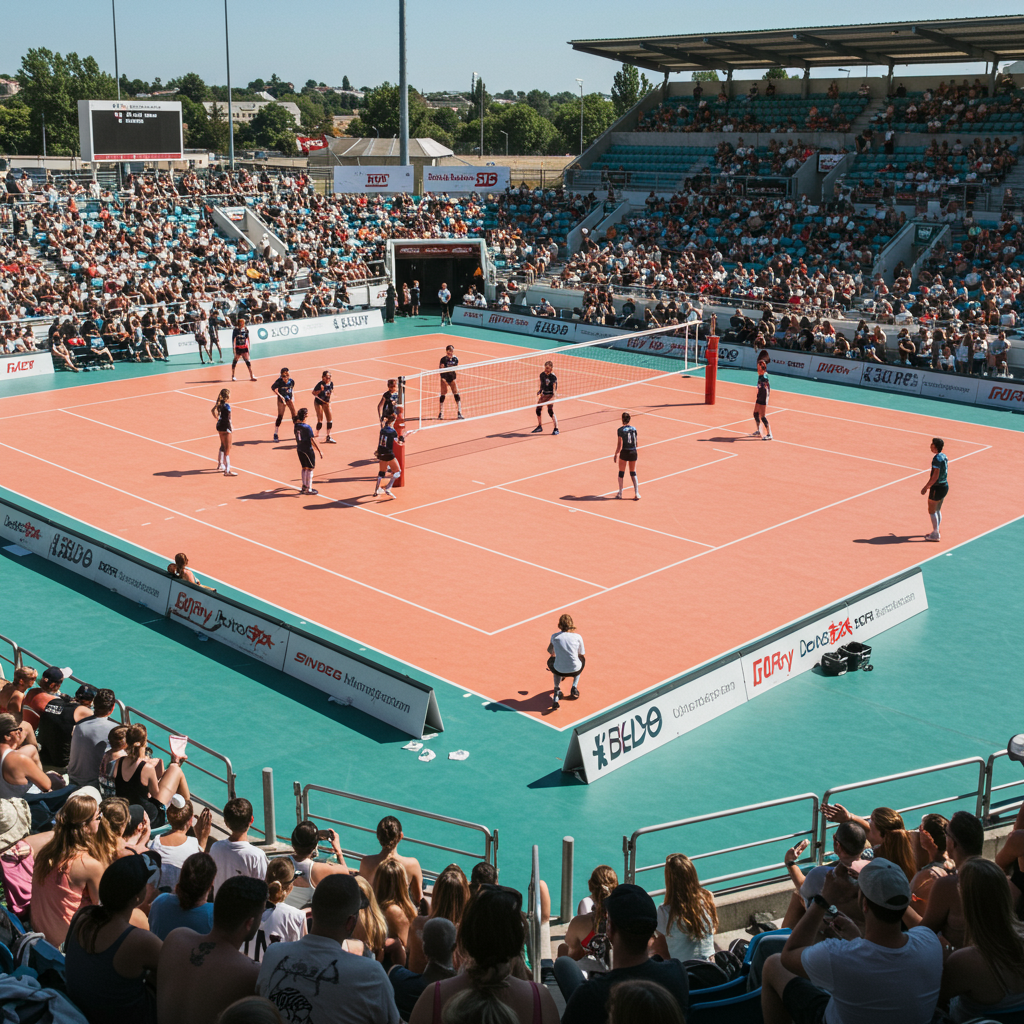 Inilah Ukuran Lapangan Pada Bola Voly Dan Tinggi Net Pada Lapangan Bola Volyy