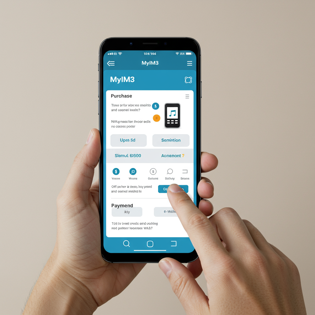 Cara membeli pulsa di myIM3