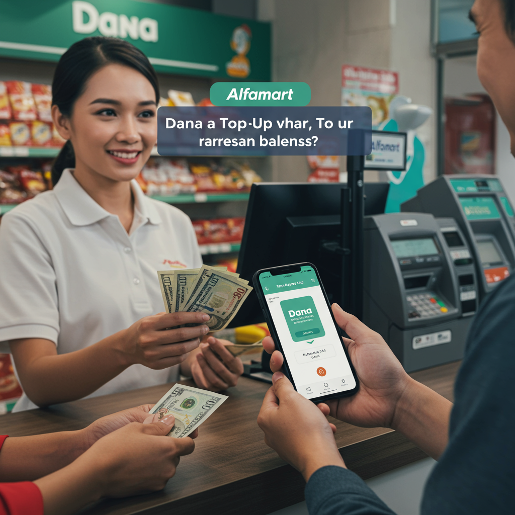 Cara Top Up Dana Dari Alfamart