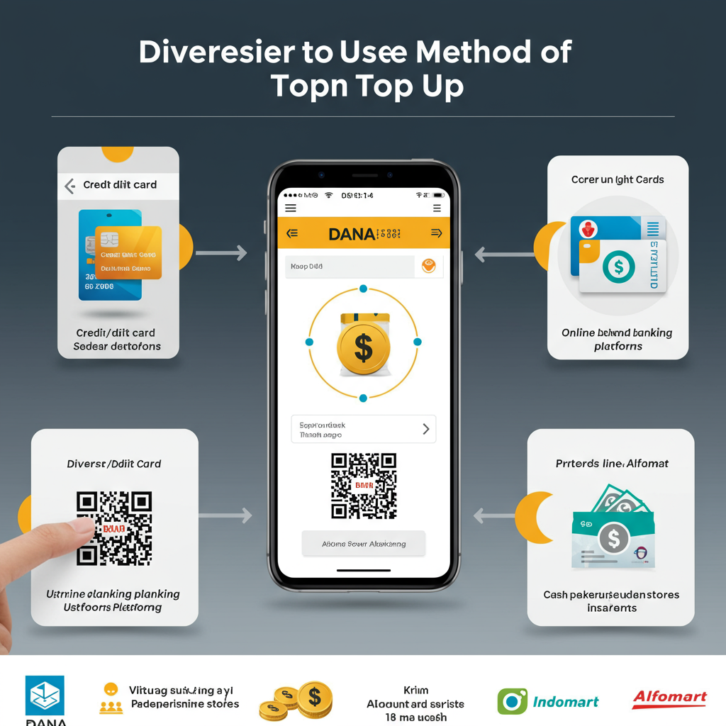 Berbagai Cara Top Up DANA Yang Praktis Dan Mudah