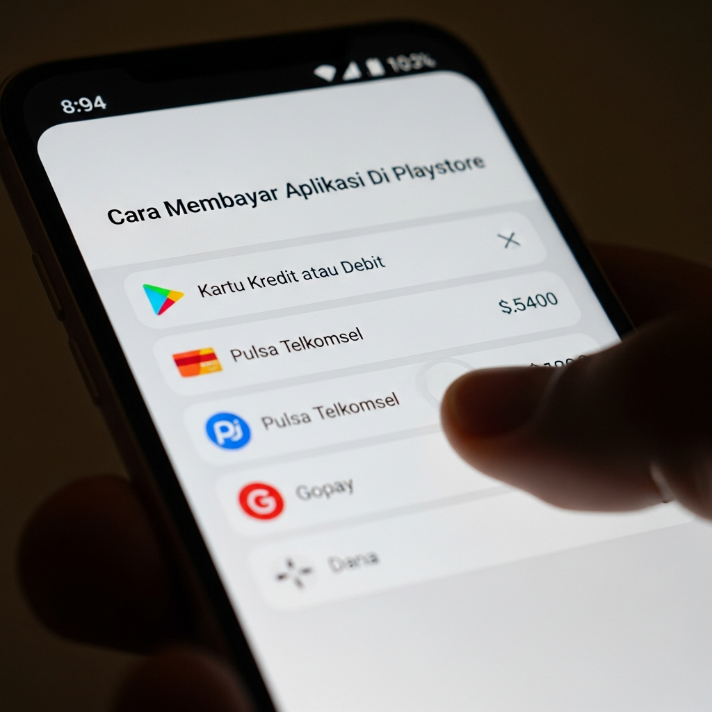 Cara Membayar Aplikasi Di Playstore