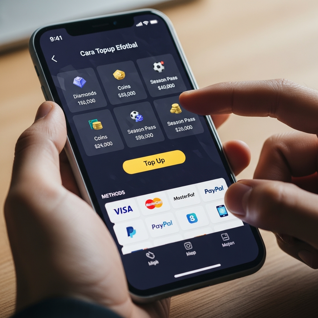 Cara Topup Efotbal
