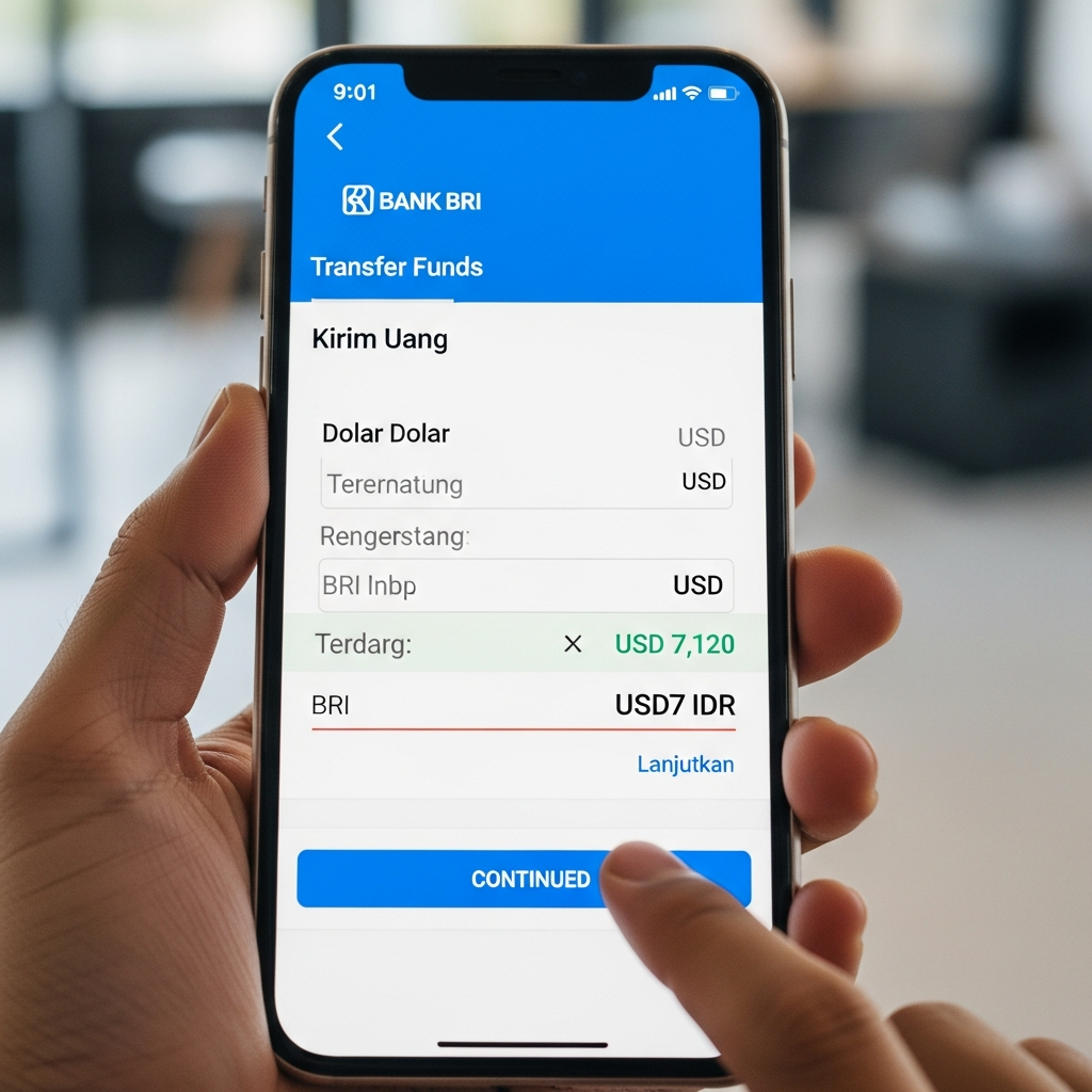 Cara Transfer Uang Dolar Ke Bank Bri
