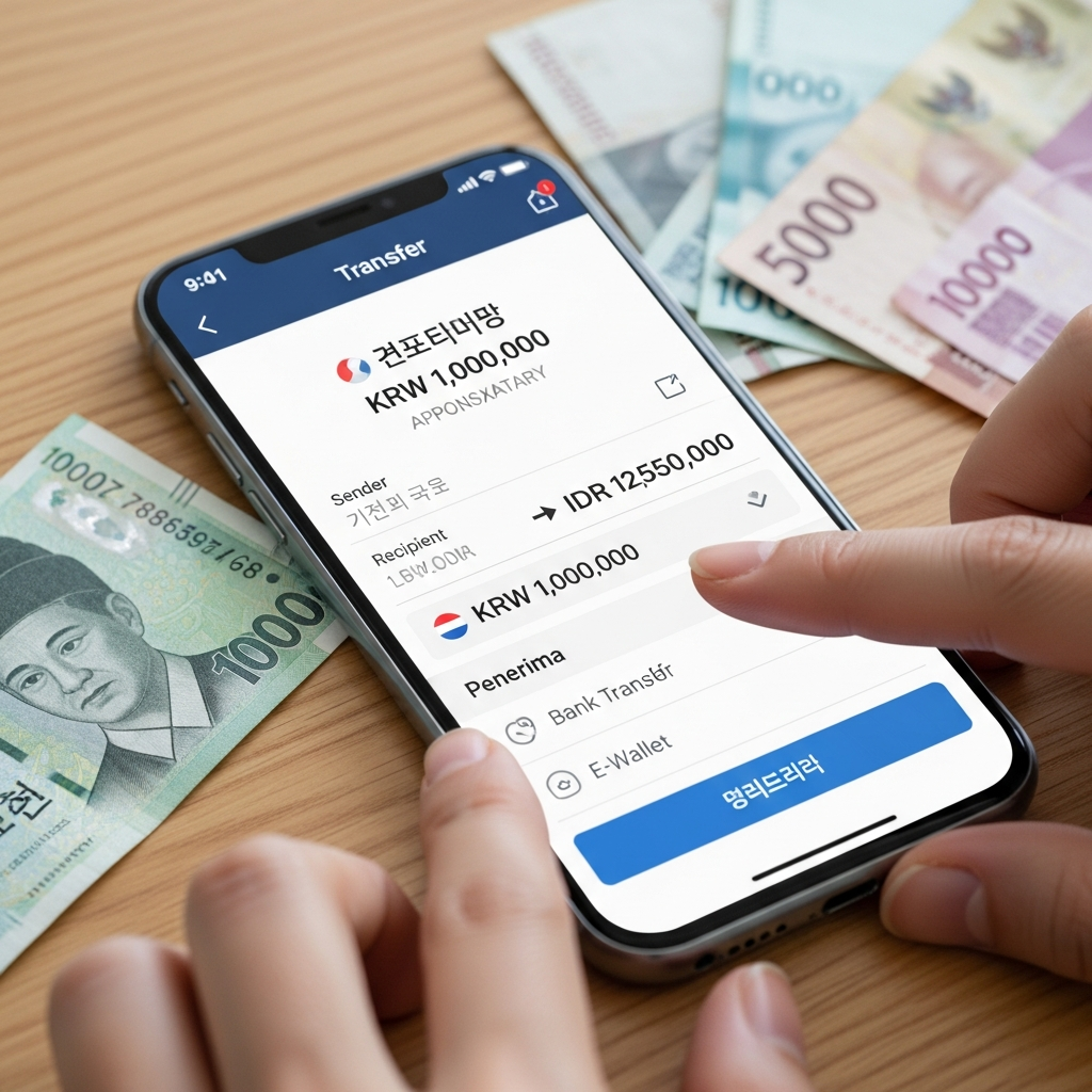 Cara Transfer Uang Won Ke Rupiah