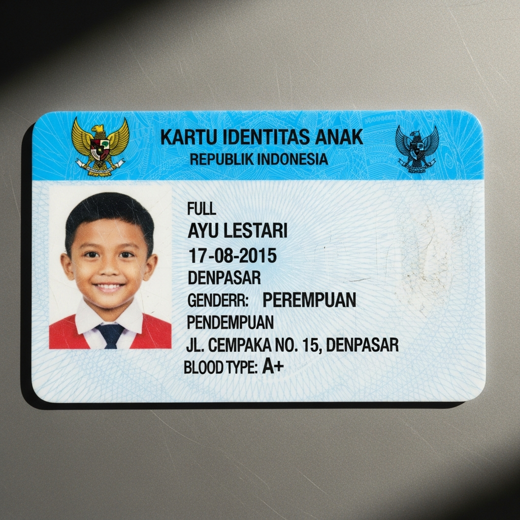 Cara Membuat Kartu Identitas Anak