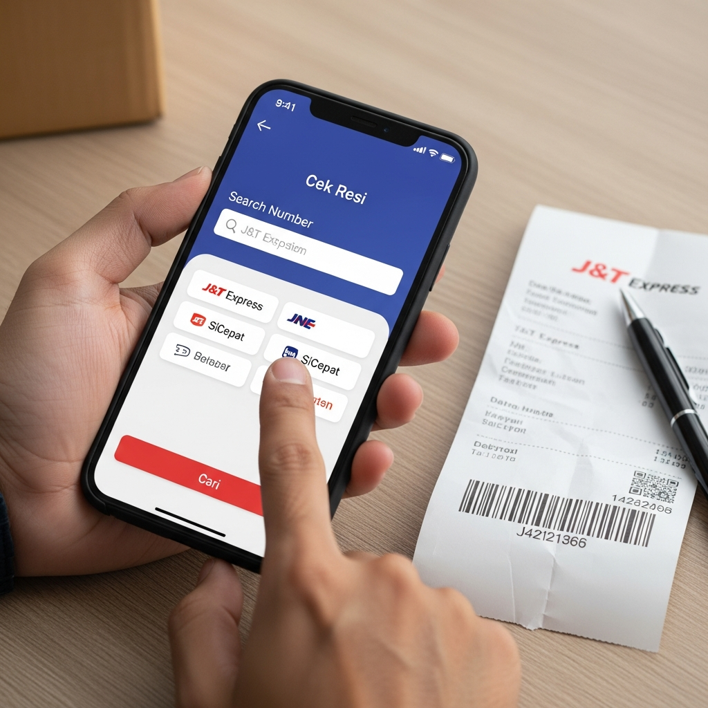 Cara Cek Nomor Resi Jnt