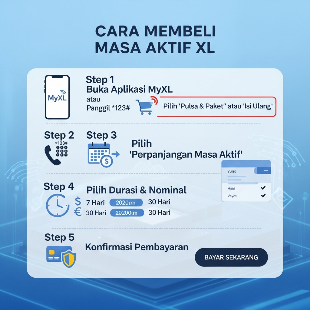 Cara Membeli Masa Aktif Xl