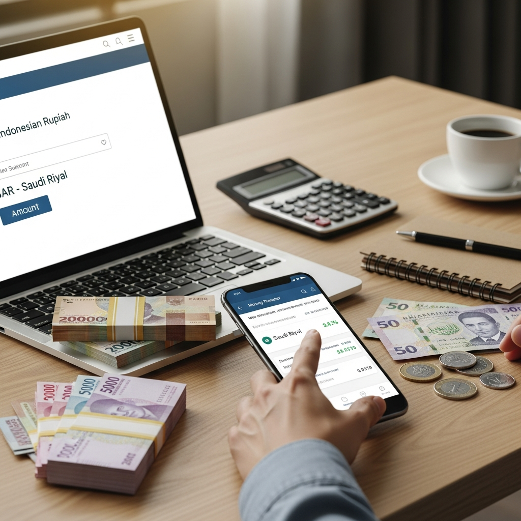 Cara Transfer Uang Rupiah Ke Riyal