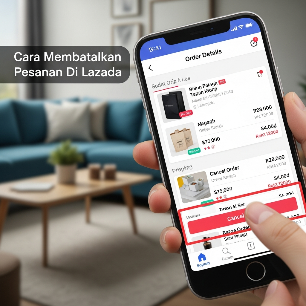 Cara Membatalkan Pesanan Di Lazada