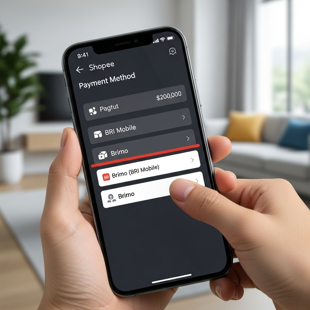 Cara Membayar Shope Lewat Brimo