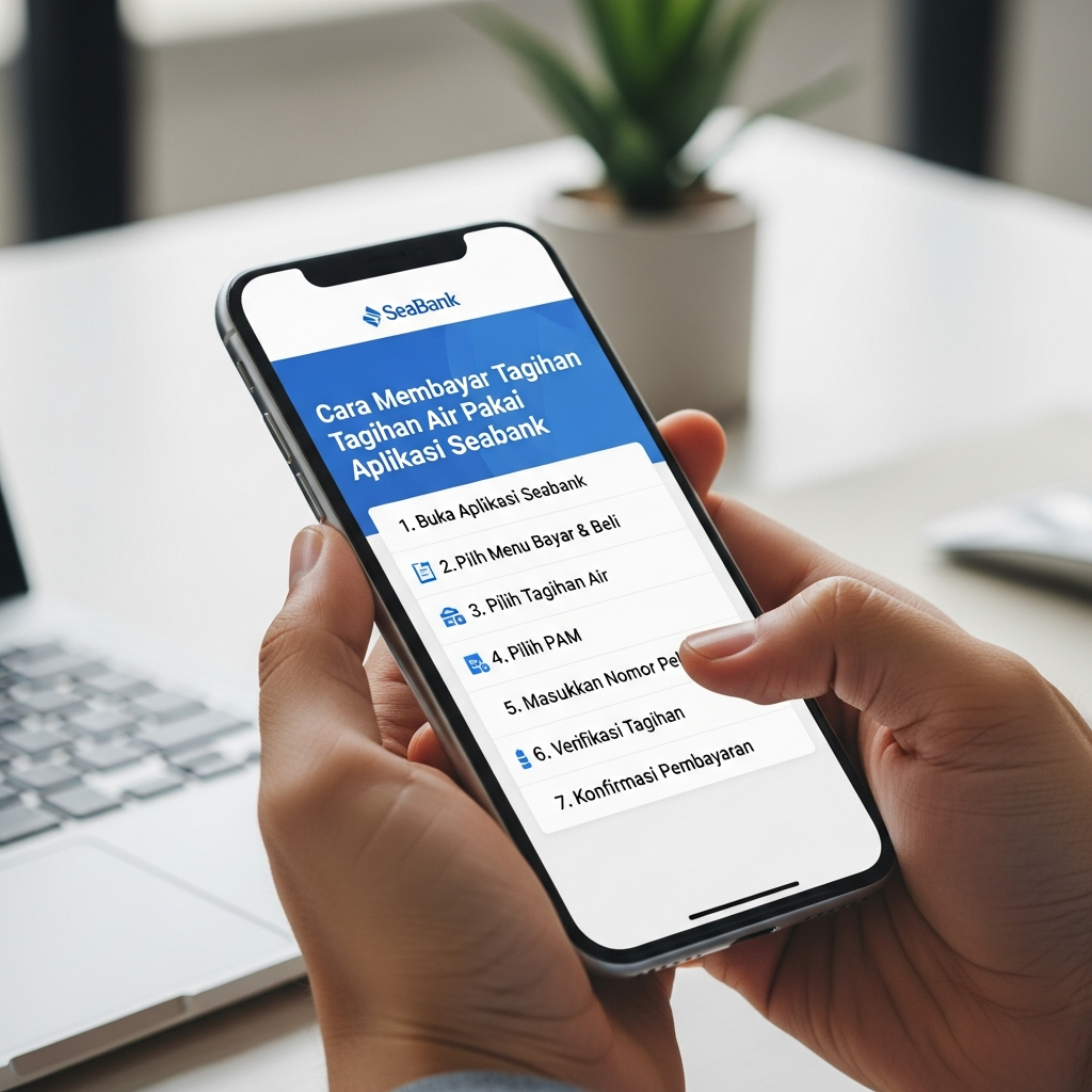 Cara Membayar Tagihan Air Pam Pakai Aplikasi Seabank