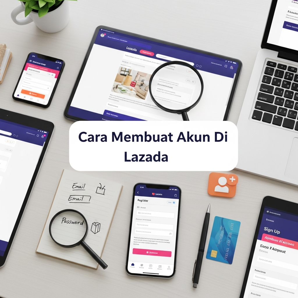 Cara Membuat Akun Di Lazada