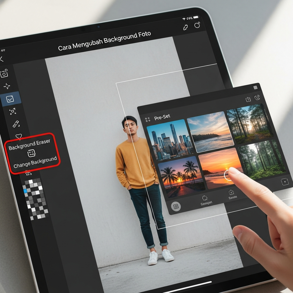 Cara Mengubah Beckground Foto