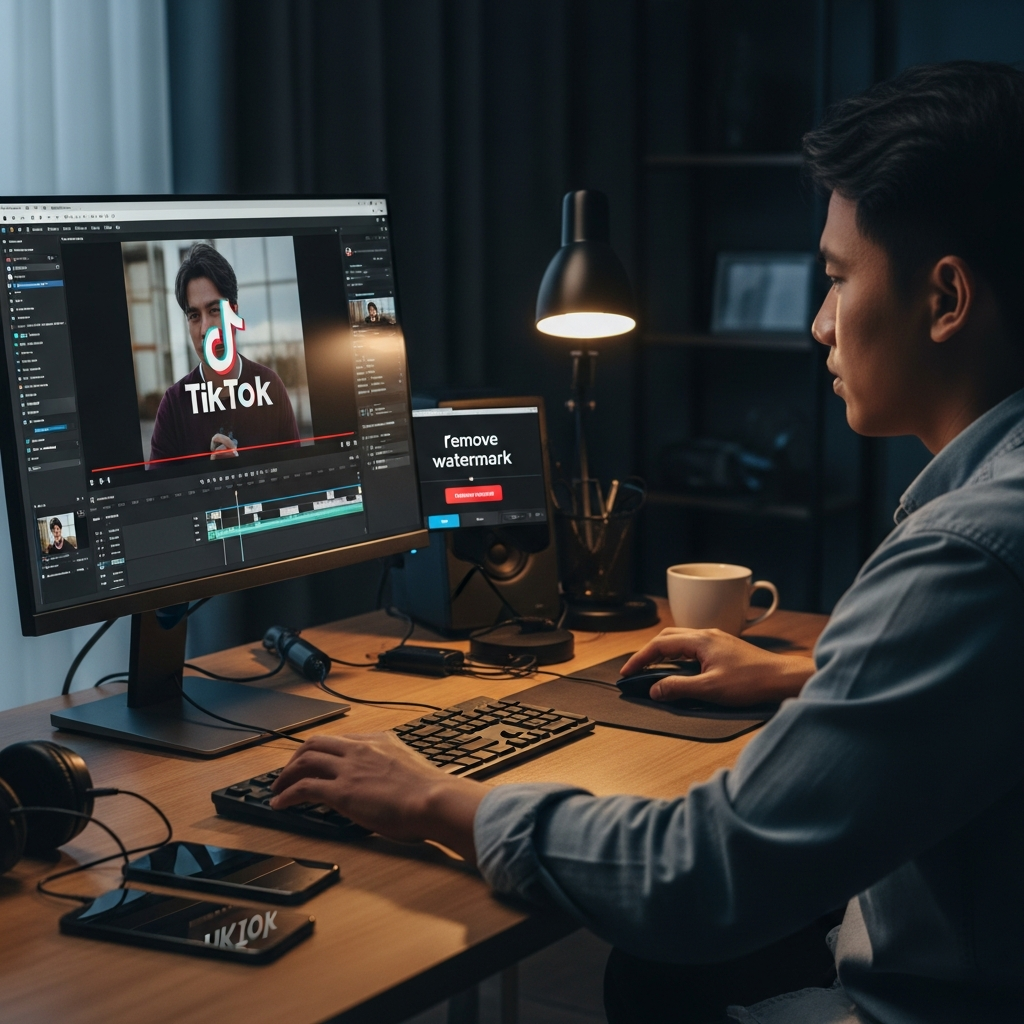 Cara Menghilangkan Watermark Tiktok