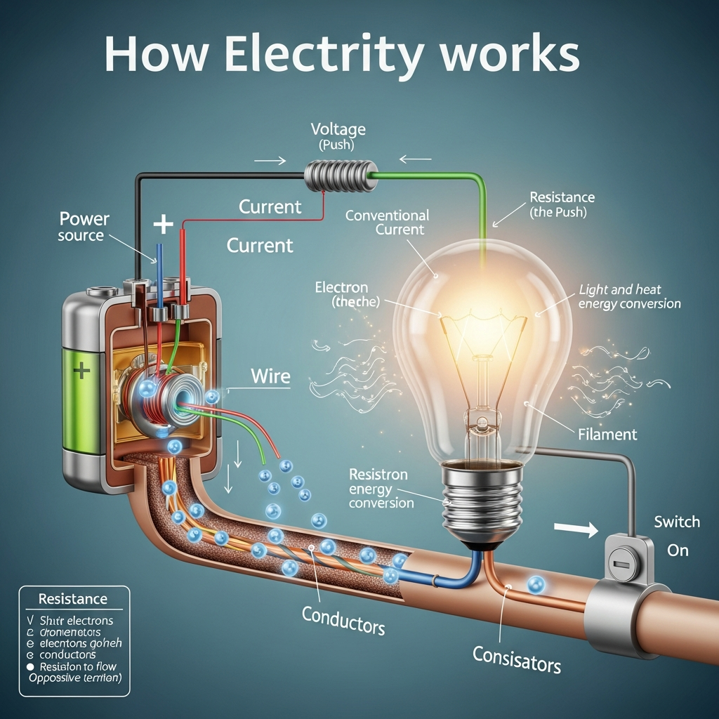 Bagaimana Cara Listrik Berfungsi