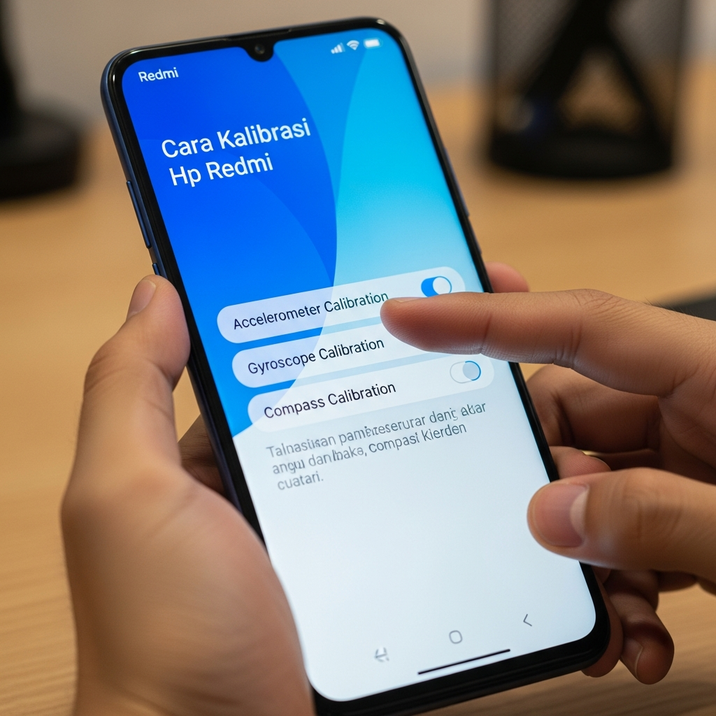 Cara Kalibrasi Hp Redmi
