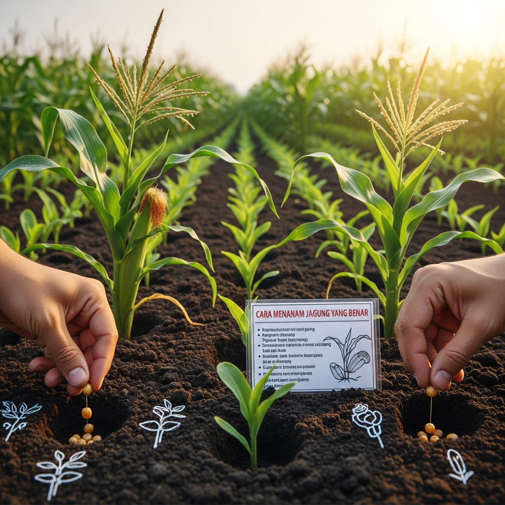 Cara Menanam Jagung Yang Benar